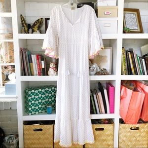 NWT White Summer Caftan